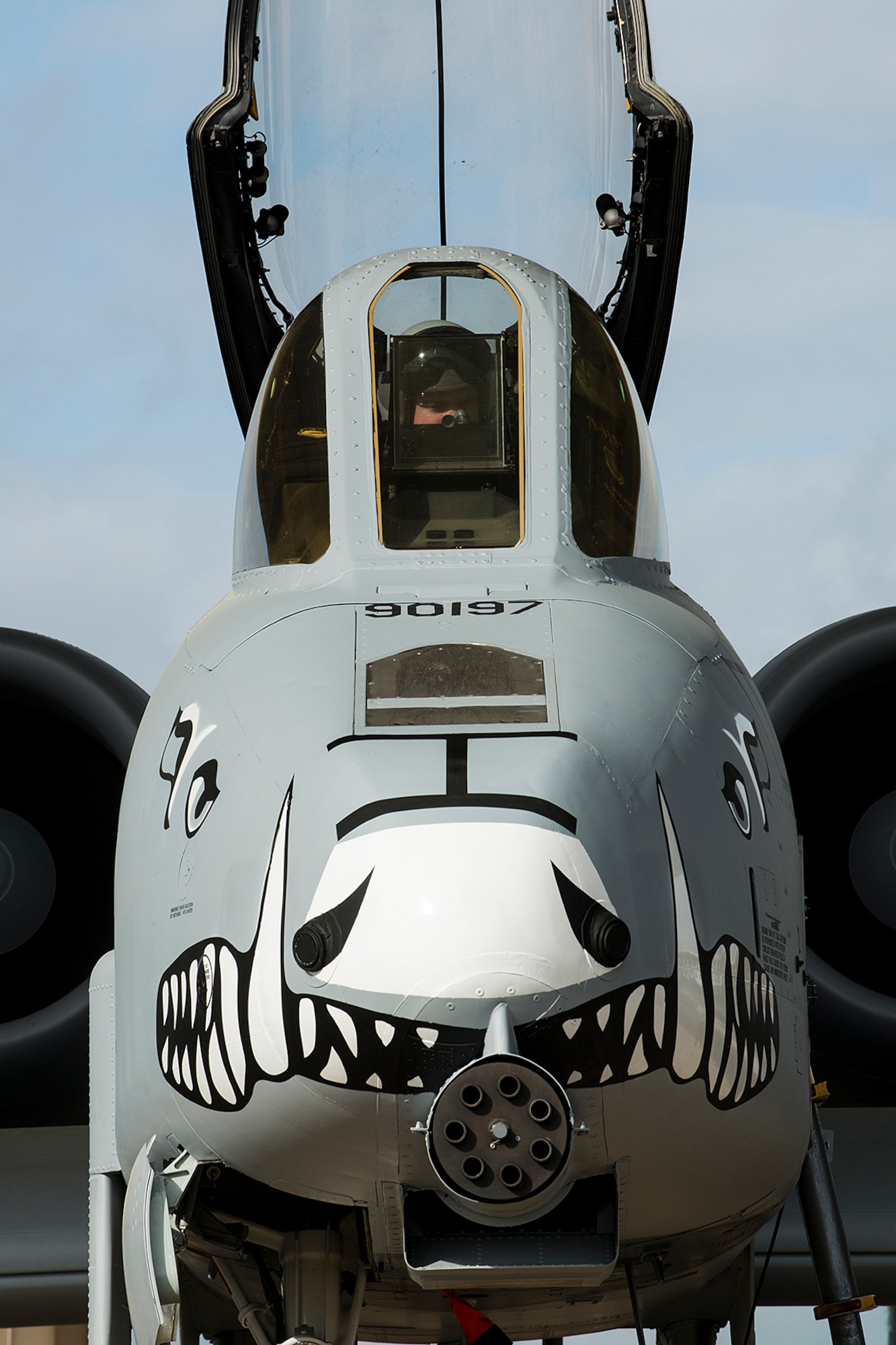 A 917th Fighter Group A-10 Thunderbolt II flown by U.S. Air Force Capt. Simon Long, prepares to leave on a sortie which it will never return from, April 8, 2013, Barksdale Air Force Base, La. The FG is scheduled to be inactivated in September 2013, and this A-10 is among the first three selected to leave Barksdale. (U.S. Air Force photo by Master Sgt. Greg Steele/Released)