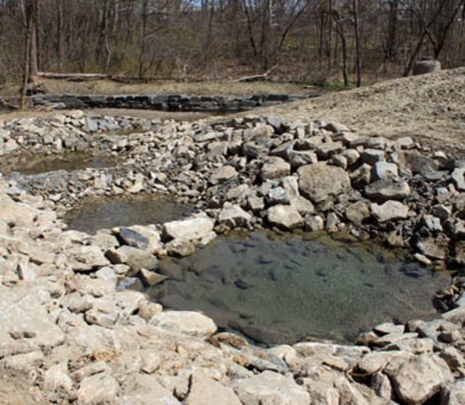 The U.S. Army Corps of Engineers Philadelphia District and the Philadelphia Water Department are working to daylight Indian Creek, a tributary along the Cobbs Creek watershed. The project is designed to reduce combined sewage overflow and improve habitat. 