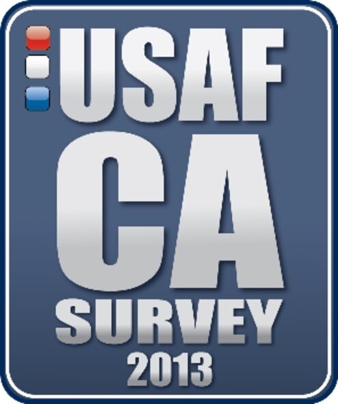 The 2013 Air Force Community Assessment Survey launched April 5, and this time includes reservists, guardsmen and spouses. The assessment is designed to assist chaplains and people working in installation-level Airman and family readiness centers, family advocacy programs, health and wellness centers, mental health clinics and child and youth programs to better meet the needs of service members and their families. (U.S. Air Force graphic)