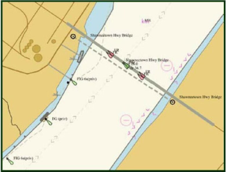 Inland Electronic Navigational Charts example