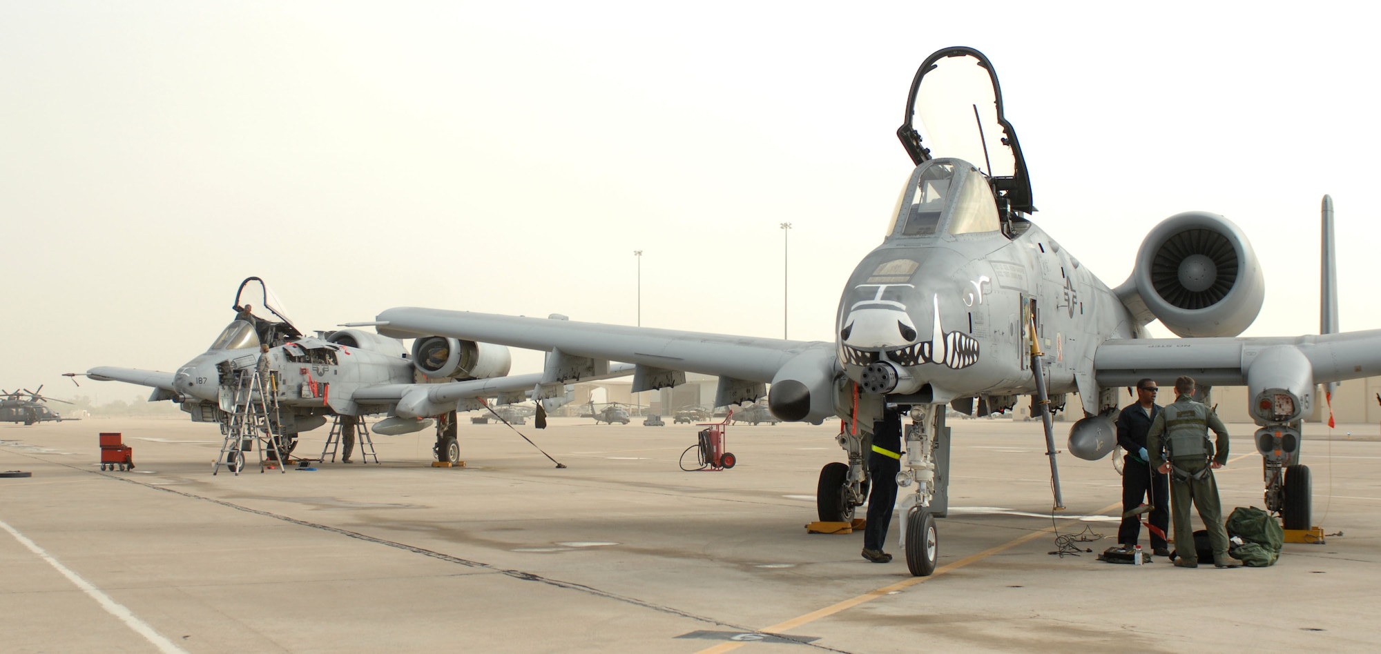 An A-10C Thunderbolt II from the 917th Fighter Group at Barksdale Air Force Base, La. joins the 355th Fighter Wing at Davis-Monthan AFB, Ariz., April 9, 2013. The A-10 will be stationed at D-M as part of the 355th FW. (U.S. Air Force photo by Airman 1st Class Betty R. Chevalier/released)