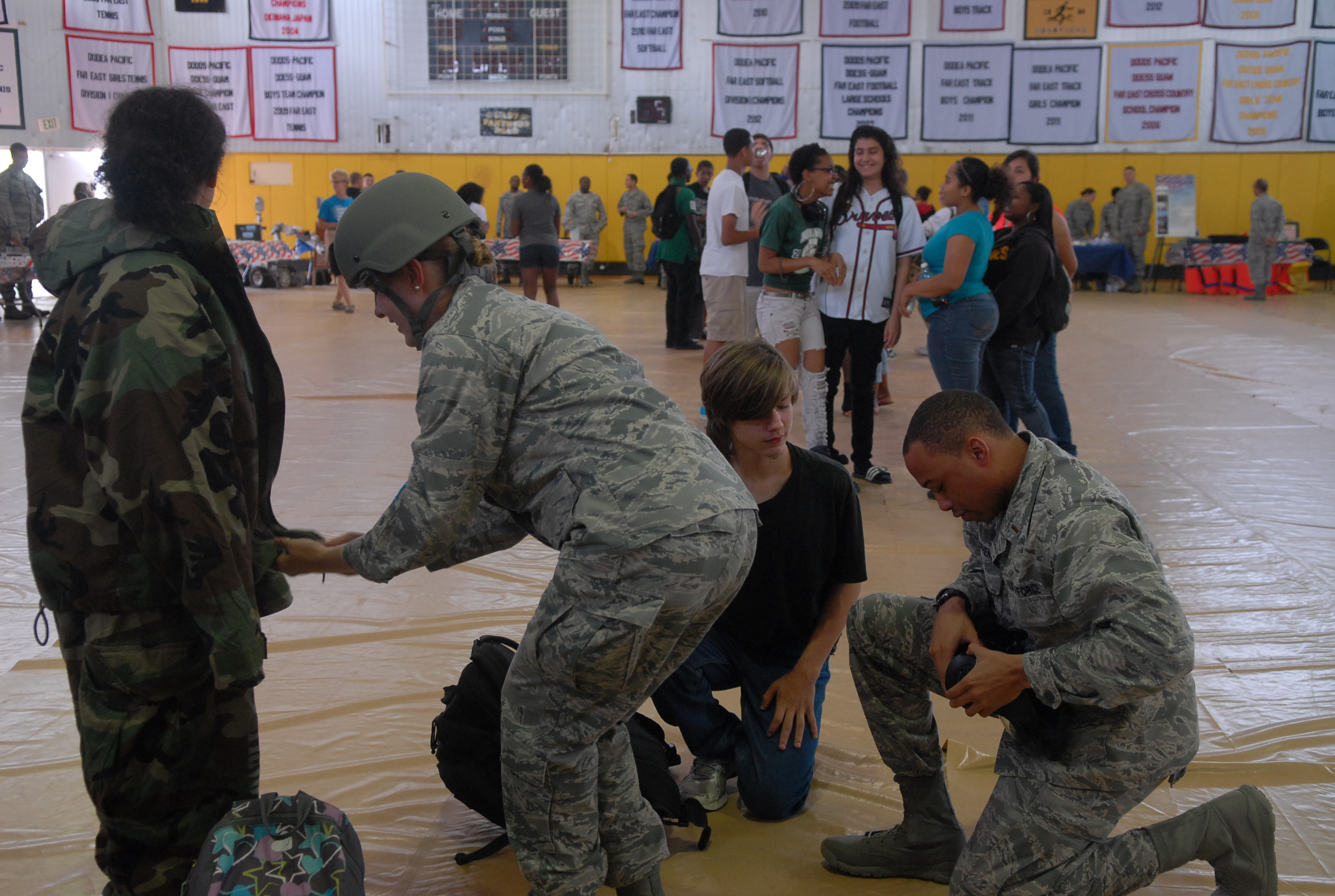 Airmen speak to KHS students at Career Day > Kadena Air Base > News