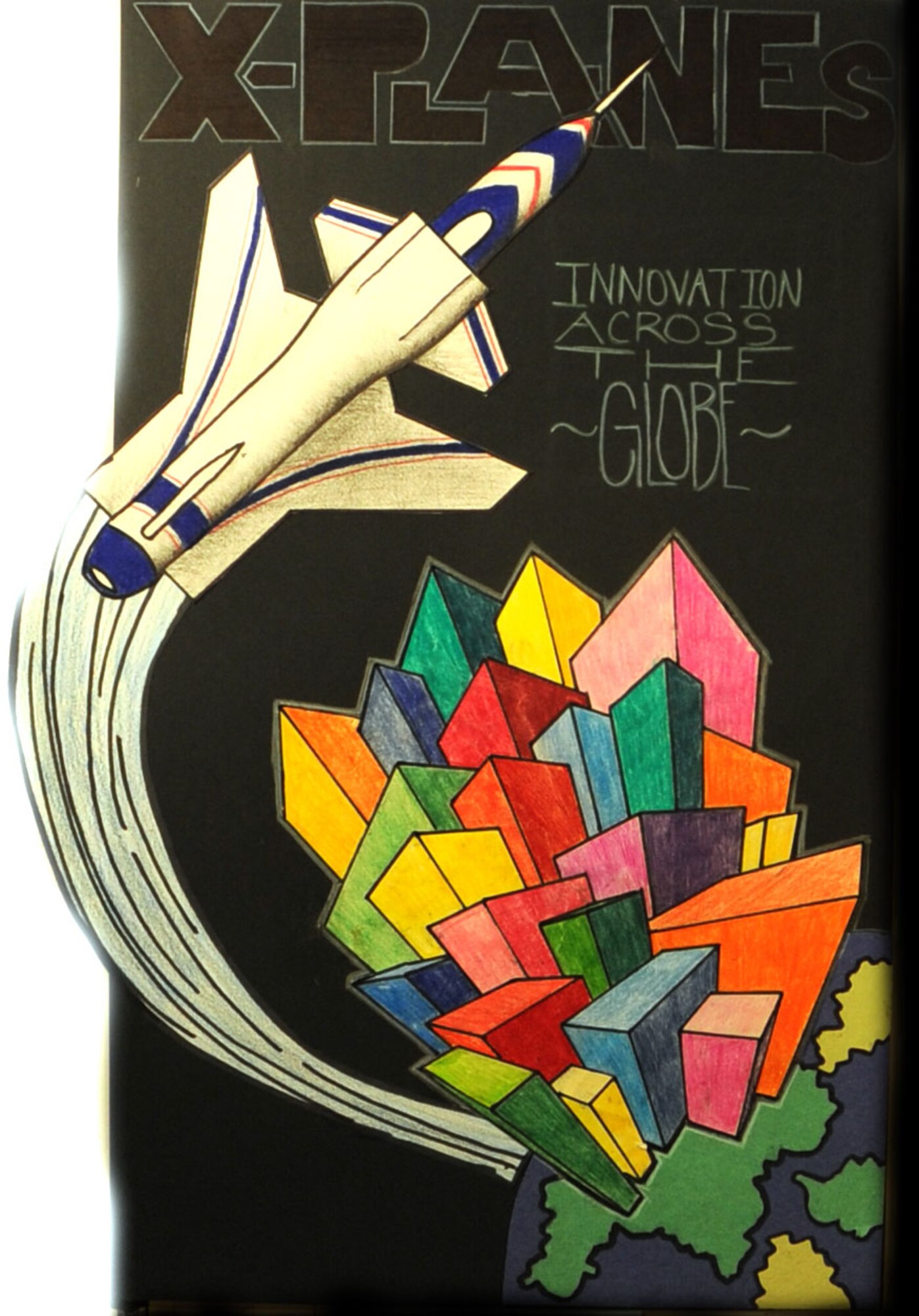 Ginny Stack, Cedarville High School, placed third in the Grades 10-12 category for the 2013 Student Aviation Art Competition.