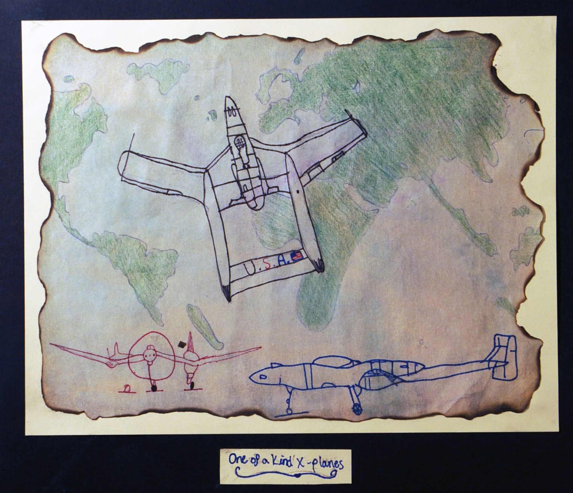 Marah Click, Cedarville Middle School, placed second in the Grades 4-6 category for the 2013 Student Aviation Art Competition.