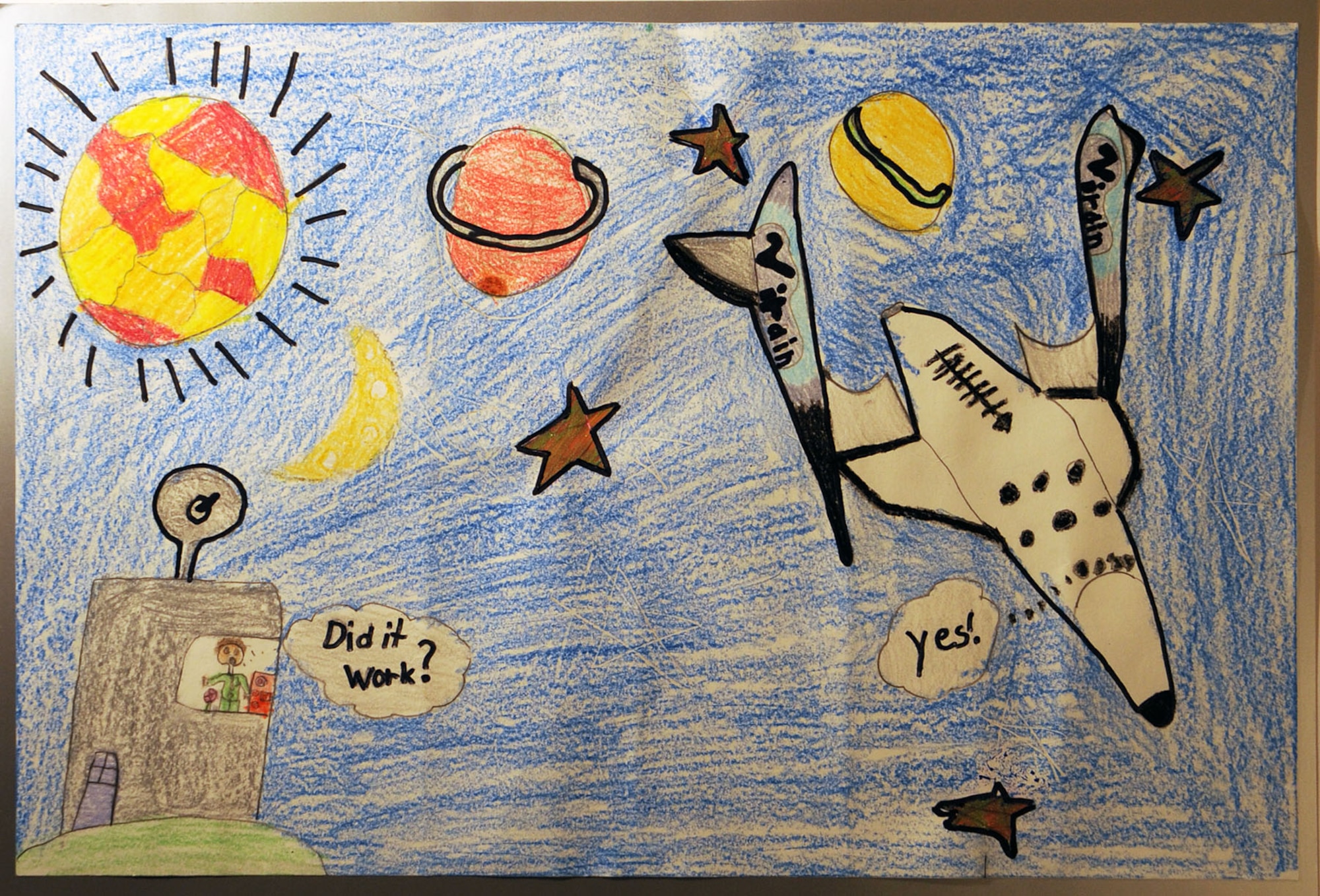 Ashley Lucuk, Incarnation Catholic School, placed second in the Grades 2-3 category for the 2013 Student Aviation Art Competition.