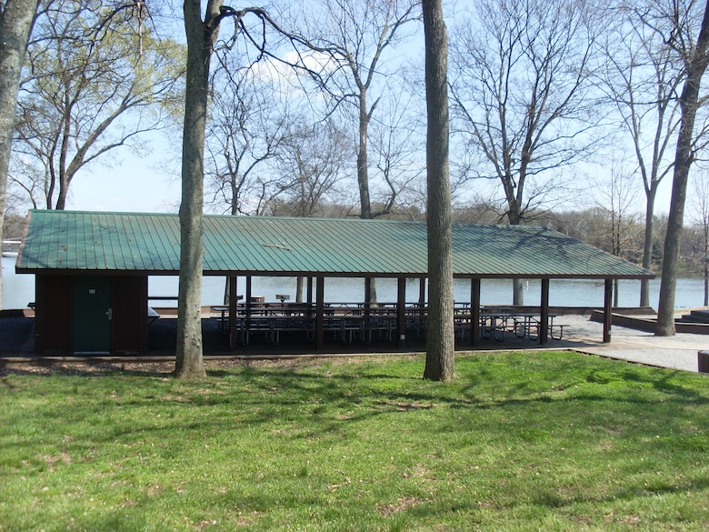 This is Rockland Recreation Area's shelter 2A at Old Hickory Lake in Hendersonville, Tenn.