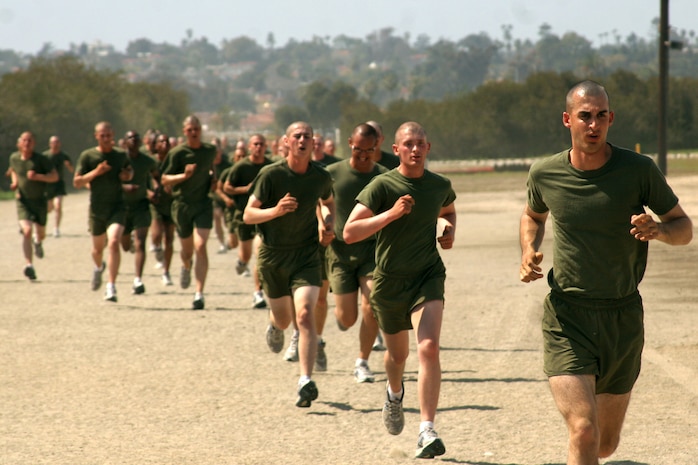 Recruits train body for Marine Corps way of life