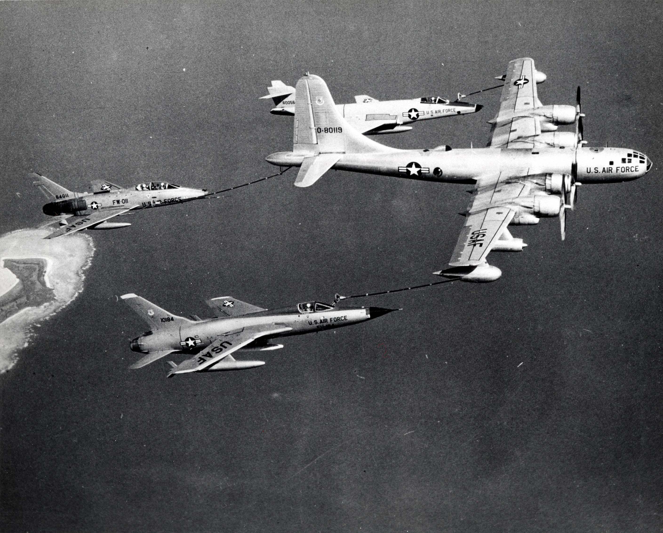 This week in history – April 9, 1957: First flight of KB-50J, jet-augmented  tanker > Kirtland Air Force Base > Article Display
