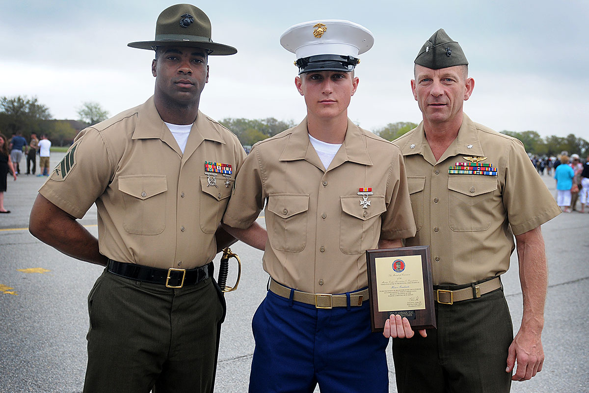 Florida Marine Graduates As Platoon Honor Graduate And Company Iron Man