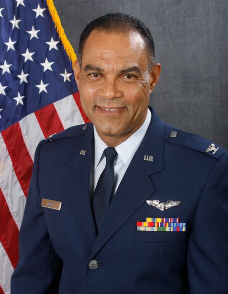 Col. Guy Rudolph Moise retired from the Air Force during a ceremony at Homestead Air Reserve Base, Fla., April 7. (U.S. Air Force photo/Released)