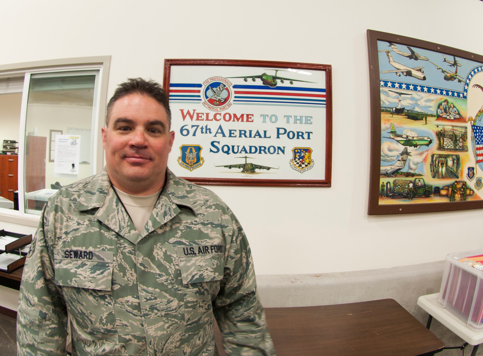 Senior Airman Brian Seward, 67th Aerial Port Squadron