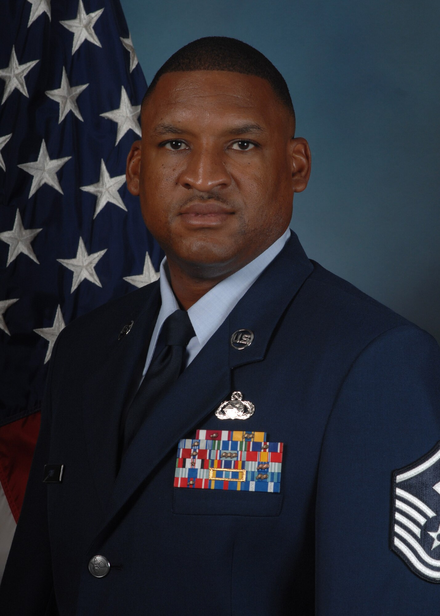Master Sgt. Kevin A. D. Stiff, 39th Security Forces Squadron, Incirlik Air Base, Turkey, is the U.S. Air Forces in Europe and Air Forces Africa First Sergeant of the Year for 2012. (U.S. Air Force photo)