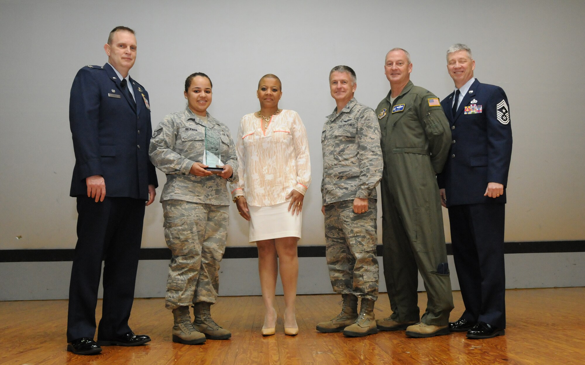 2013 Noncommissioned Officer of the Second Quarter, Staff Sgt. Tara Hickman,756th Aerial Refueling Squadron. (U.S. Air Force photo/Tech. Sgt. Steve Lewis)