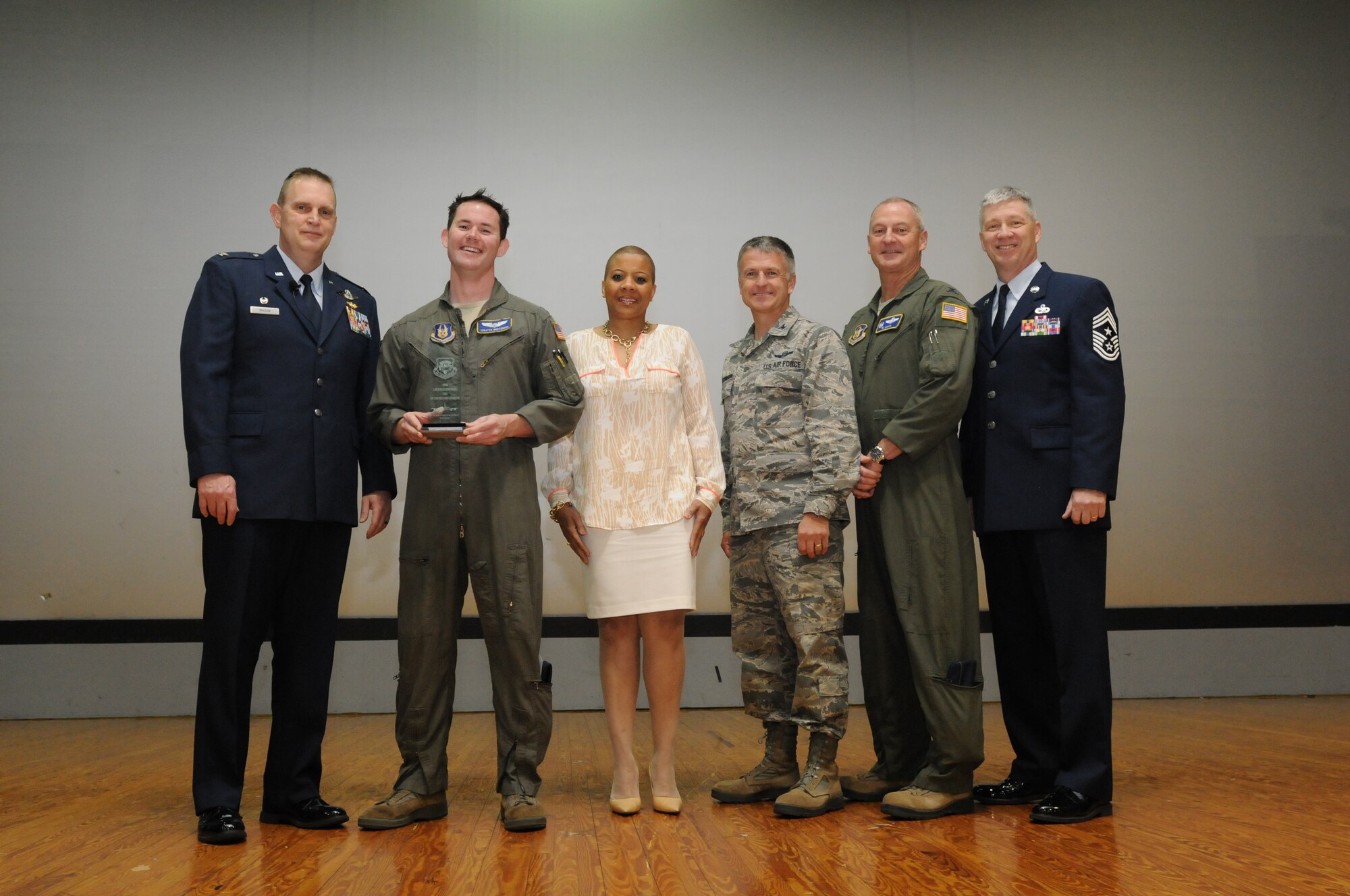 2013 Company Grade Officer of the Second Quarter, Capt. John Mortenson, 756th Air Refueling Squadron. (U.S. Air Force photo/Tech. Sgt. Steve Lewis)