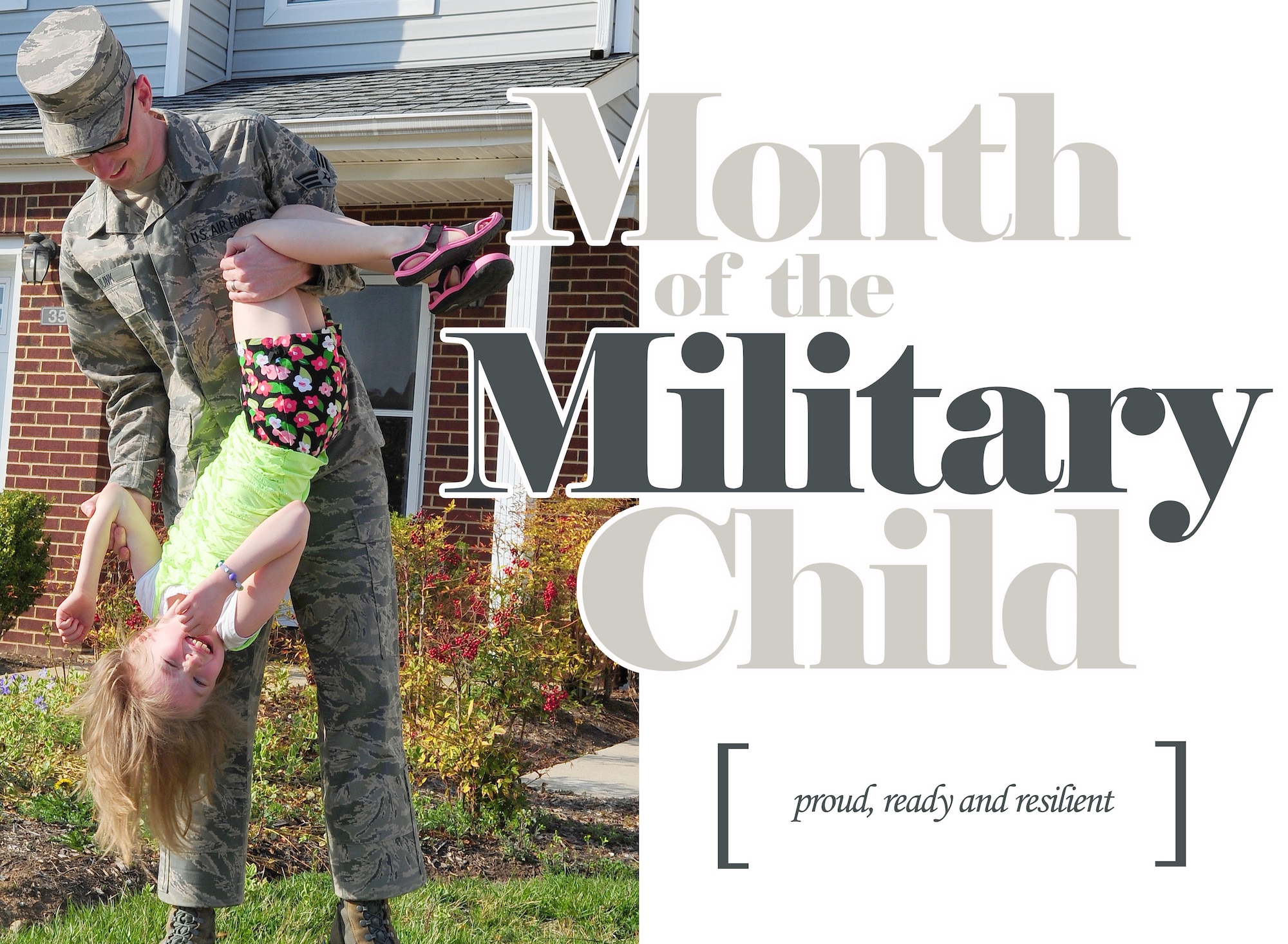 Senior Airman Michael Junk, U.S. Air Force Honor Guard, plays with his daughter, Kathryn, April 9, 2013, at Joint Base Anacostia-Bolling, D.C. (U.S. Air Force photo/illustration by Senior Airman Steele C. G. Britton)