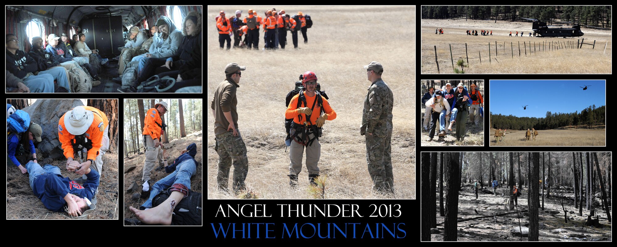 Angel Thunder is the largest, most realistic, joint service, multinational, interagency combat search and rescue exercise, designed to provide training for personnel recovery assets using a variety of scenarios.