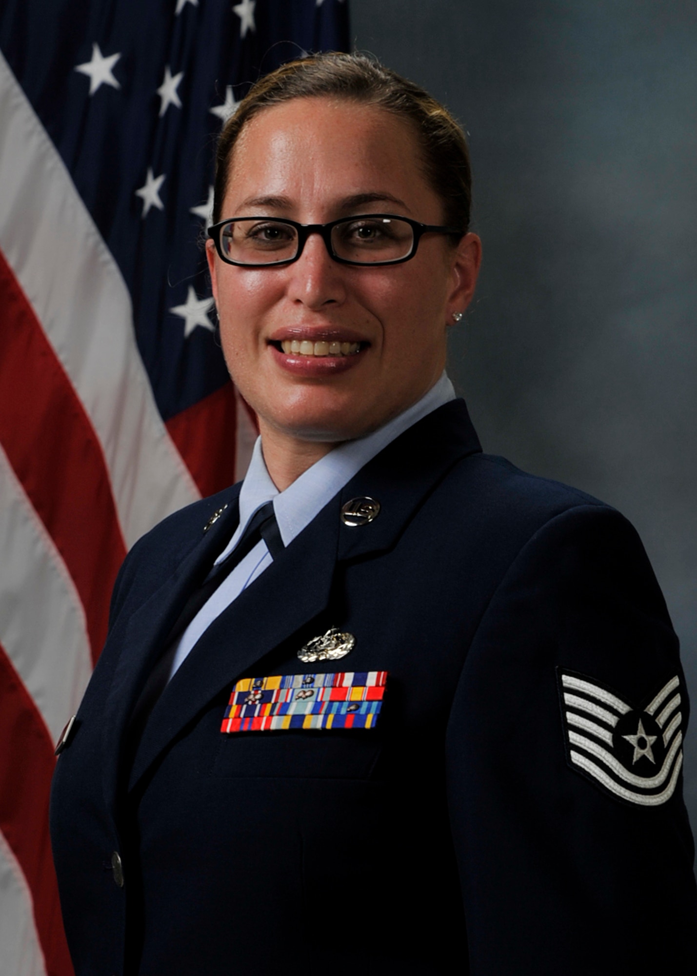 PETERSON AIR FORCE BASE, Colo. -- Tech. Sgt. Patricia Ridge, Headquarters Air Force Space Command Inspector General office, was selected by the Pikes Peak Top 3 for the Sharp Warrior Award for March. Ridge identified 16 discrepancies during compliance inspections and provided the guidance to correct these deficiencies. She also completed her initial IG certifications 110 days ahead of schedule and has completed her senior NCO Course 14. She is involved with the local community and with the Air Force Sergeants' Association. Ridge exemplifies the whole person concept and has demonstrated dedication and professionalism on and off duty which led to her selection as a sharp warrior. The Sharp Warrior Award is awarded each month in recognition of Team Petersons’ best. Any first sergeant or senior NCO serving as a first sergeant who observes outstanding performance may nominate someone for the award to the first sergeants council. (U.S. Air Force photo)