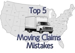 This is a five-piece series written by James Akridge, Fort Eustis Army Claims Branch chief, designed to answer the question: “What are the top five moving claims mistakes?” (U.S. Air Force graphic by Staff Sgt. Wesley Farnsworth/Released)