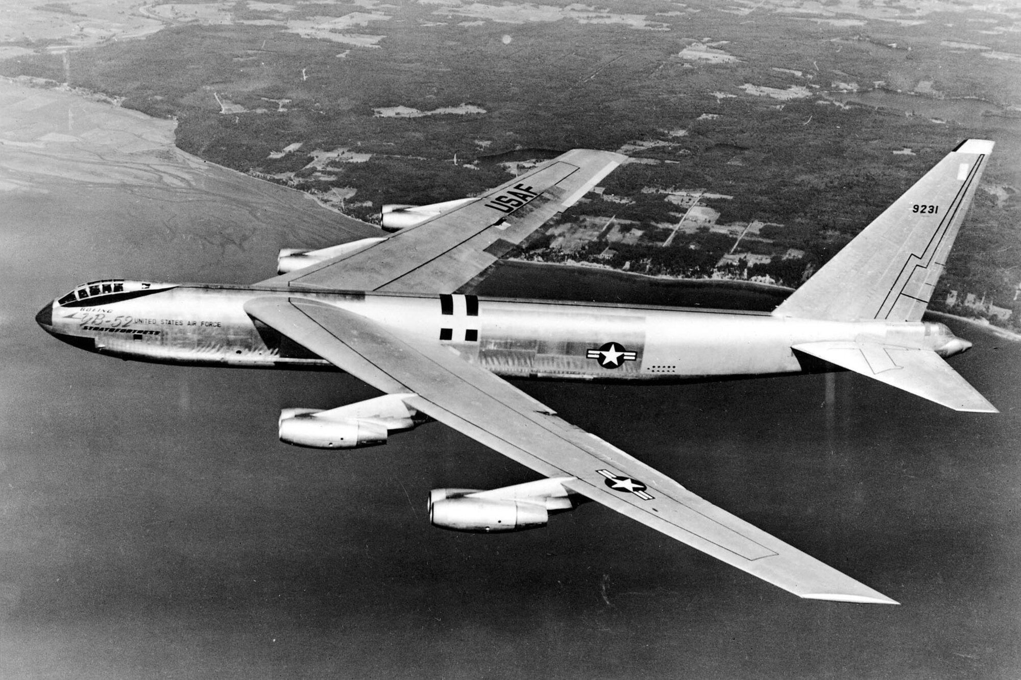 First B-52 flight 
