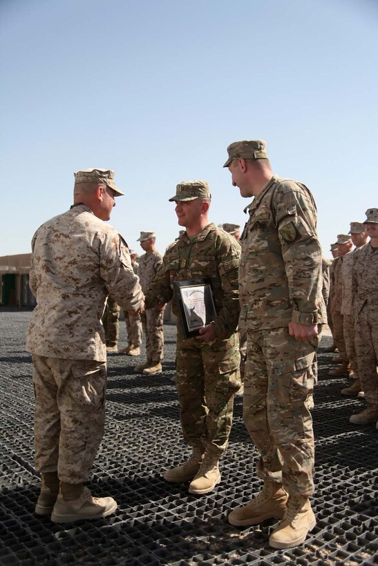 RCT-7 commander commemorates Georgian, Marine partnership