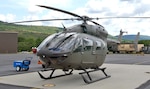 The new UH-72A Lakota light utility helicopter sits on the tarmac at the National Guard's Eastern Aviation Training Site at Fort Indiantown Gap, Pa. The facility will provide all aviator and aircrew training on the new aircraft.