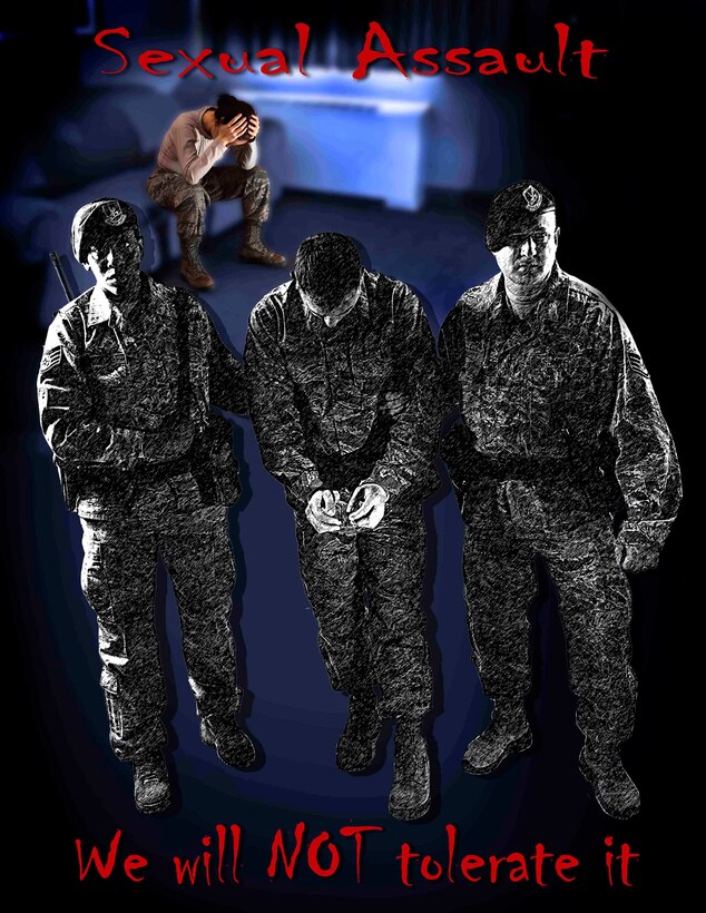 The month of April has been designated Sexual Assault Awareness Month (SAAM). The goal of SAAM is to raise public awareness about sexual violence and to educate individuals on how to prevent sexual violence. (U.S. Air Force photo illustration/SrA. Kelly Galloway)