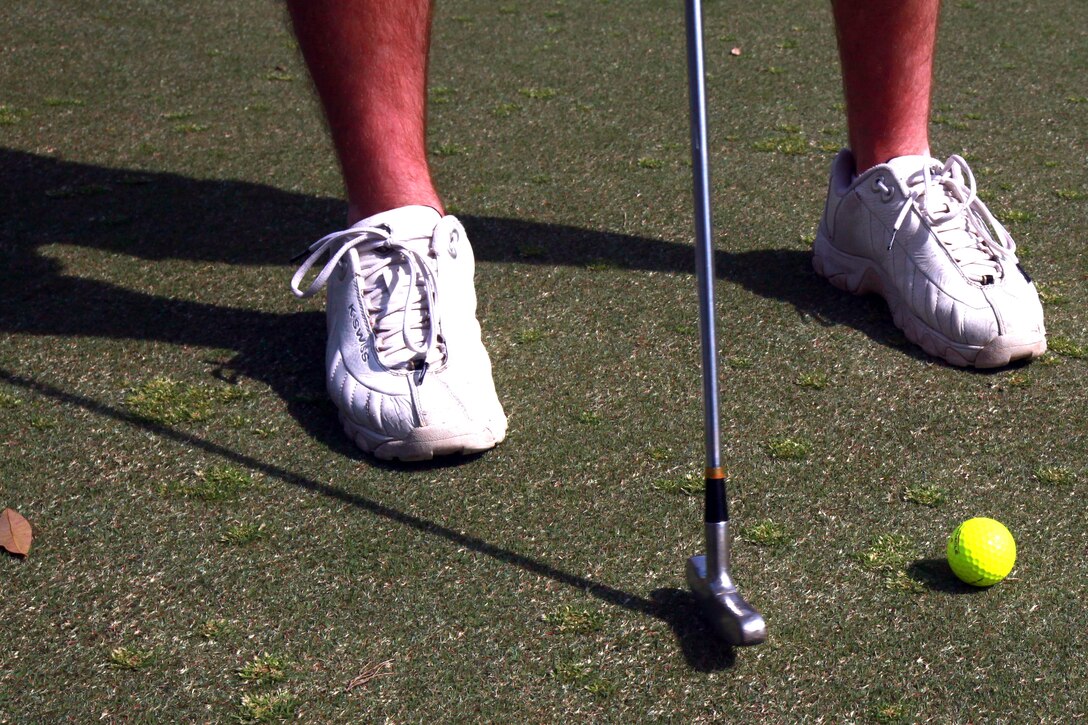 Marine Corps Community Services hosted Family Golf Short Game Clinics at the Sound of Freedom Golf Course Saturday and Sunday.