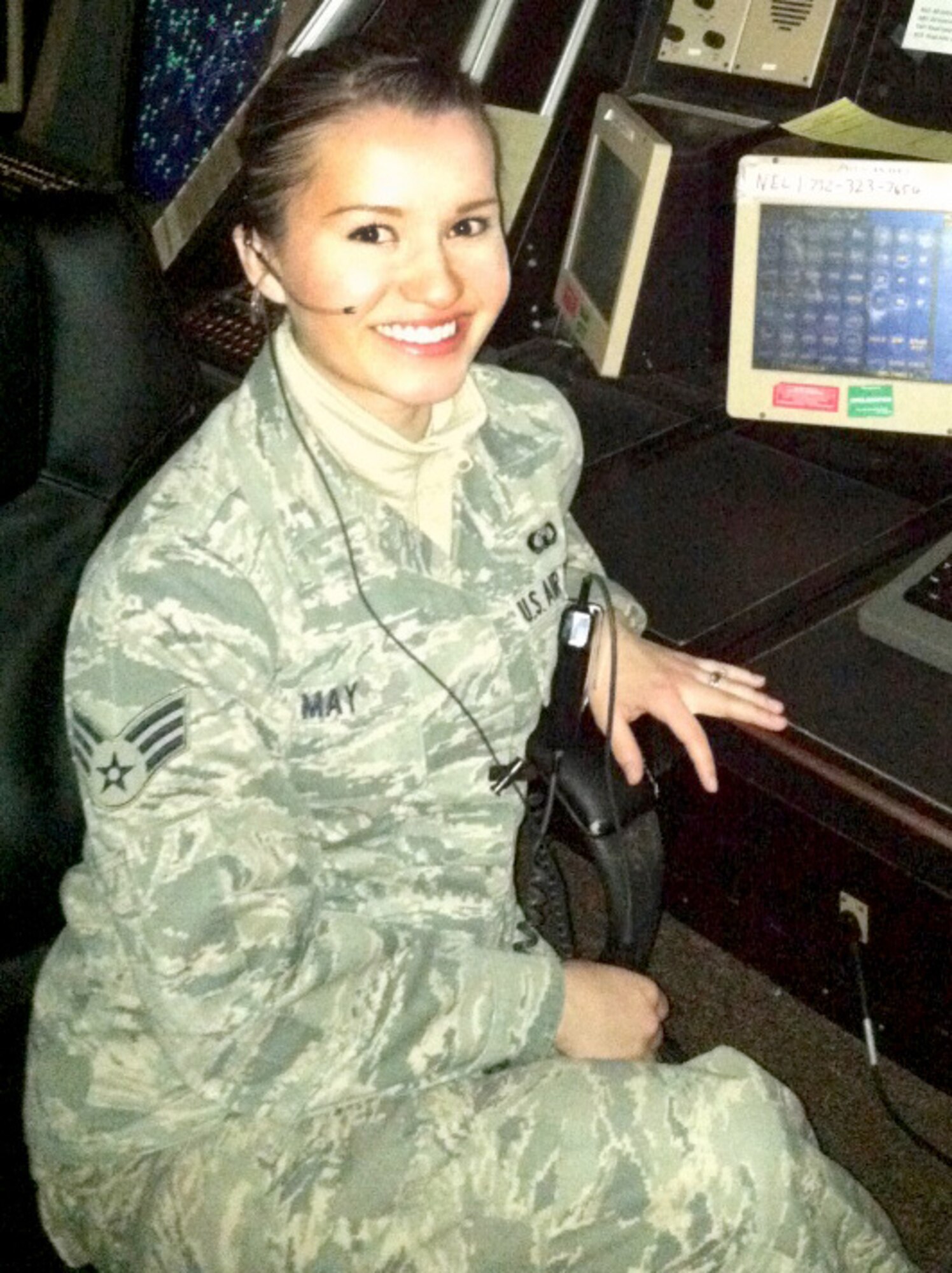 Senior Airman Christina May, 305th Operations Support Squadron air traffic controller, is the joint base’s featured service member of the week. May hails from Santa Cruz, Calif.

Q: Why did you join the military?
A: Joining the Air Force was a pivotal moment in my life. Initially, I joined because I had no direction or discipline and I wanted to see the world. Luckily for me, not only did I gain all three of the aforementioned, but I have gained a true sense of purpose and continue to grow exponentially.

Q: What is your job and what is its impact on the mission?
A: First and foremost, I am an Airman, and I need to be the best that I can be so that others may also succeed. As an Air Force air traffic controller, essentially my job is to keep all airplanes safe while allowing for the quickest route of flight possible. I get our military planes to their destinations to accomplish the mission and I provide control services to civilian and commercial planes.

Q: Do you have any past or current family members in military?
A: My grandfather was an Army drill sergeant during the Korean War, and I am the first woman in my family to join the military.

Q: Who most inspires you?
A: My mother and father are both amazing people that inspire me. I always knew I loved them, but it was not until I flew the coop to join the military and truly be on my own that I realized how incredible they truly are.

Q: What is one thing you’d like your fellow service members to take away or understand about the military?
A: If there could only be one thing that I would like my fellow service members to understand about the military, it would be that we are all integral parts to the mission and without each other we would be nothing. Do your part and be the best you can be so that others may trust in and count on you and will hopefully be inspired to do the same.
