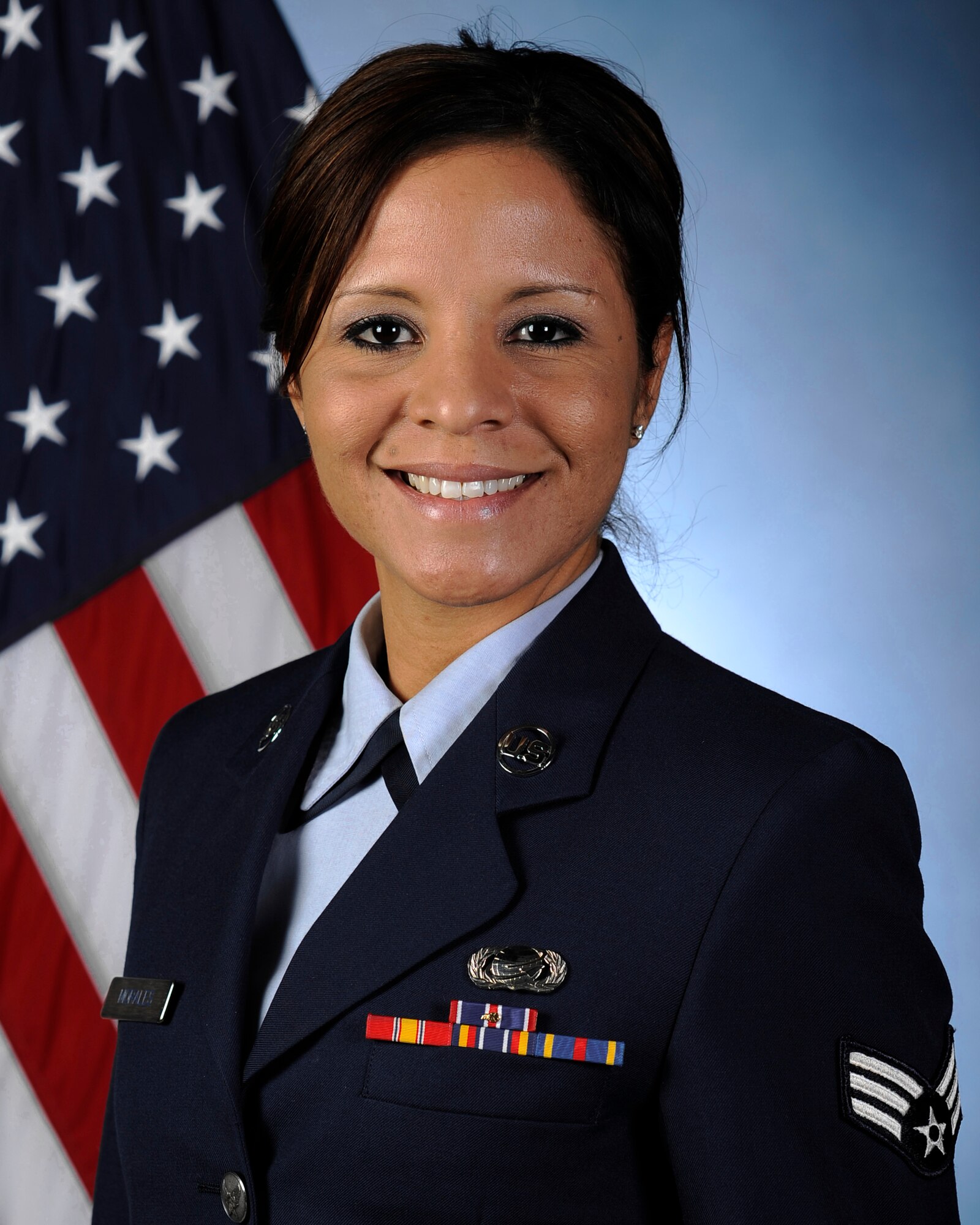 Senior Airman Iris B. Morales won Force Support Reserve Component Airman of the Year. The deputy chief of staff for manpower, personnel and services recently announced the 2012 award winners for the A1 community. (U.S. Air Force photo)