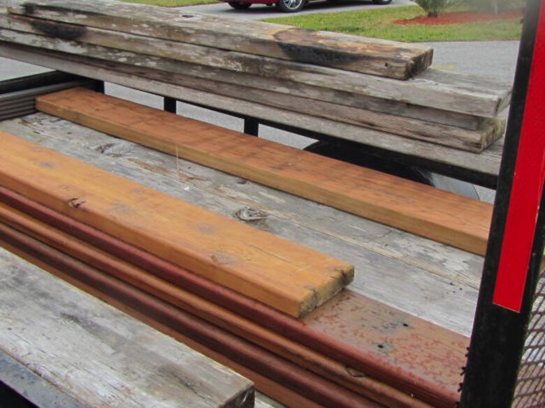 Volunteers re-plane and recycle old boards that are weathered and splintered, making them look like new. The boards are recycled and replaced on picnic tables, benches and other structures, saving both money and resources. 
