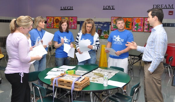 In support of the Corps STEM initiative, four Buffalo District team members put on a "Flash Training" event for teachers of Mullen Elementary School, Tonawanda, NY, April 18, 2013.  

The four science activities demonstrated were: Flower Pressing, Wetlands Demonstration, Making Silly Putty and What is a Glacier. 