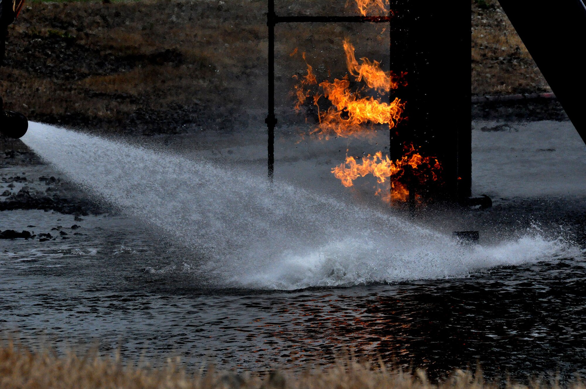 TRAVIS AIR FORCE BASE, Calif. -- Airmen Creating Airpower - 349 CES firefighters. (U.S. Air Force photo / Senior Airman Amelia Leonard)