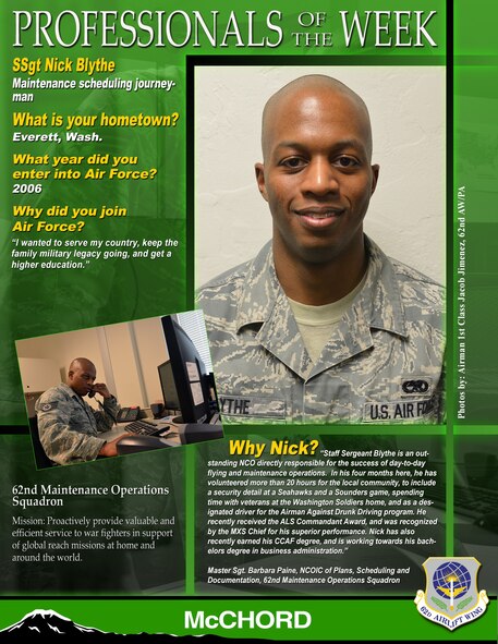 Staff Sgt. Nick Blythe (U.S. Air Force graphic/Adamarie Lewis-Page)