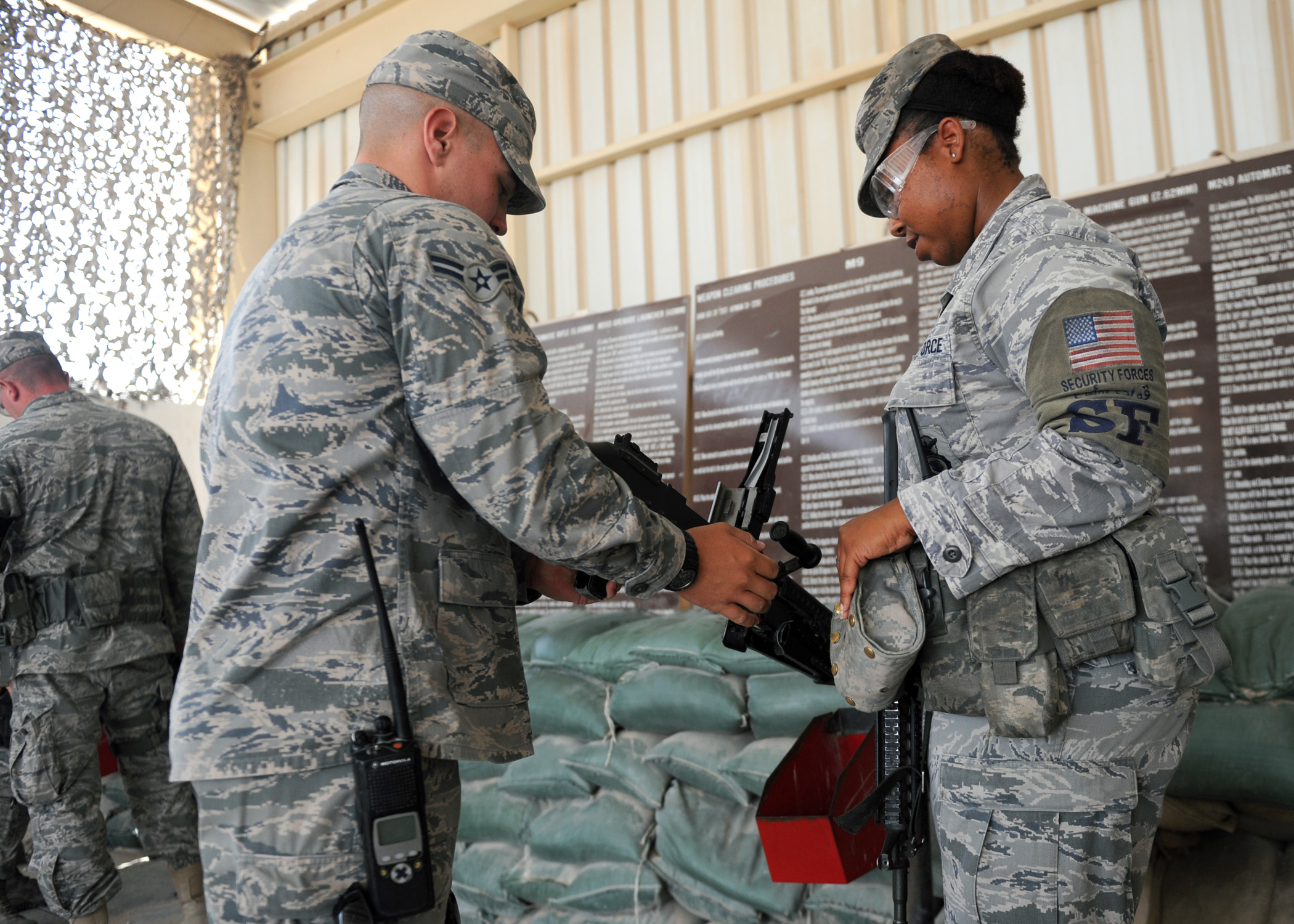 A Day on the Job SFS arming up at the armory > U.S. Air Forces Central