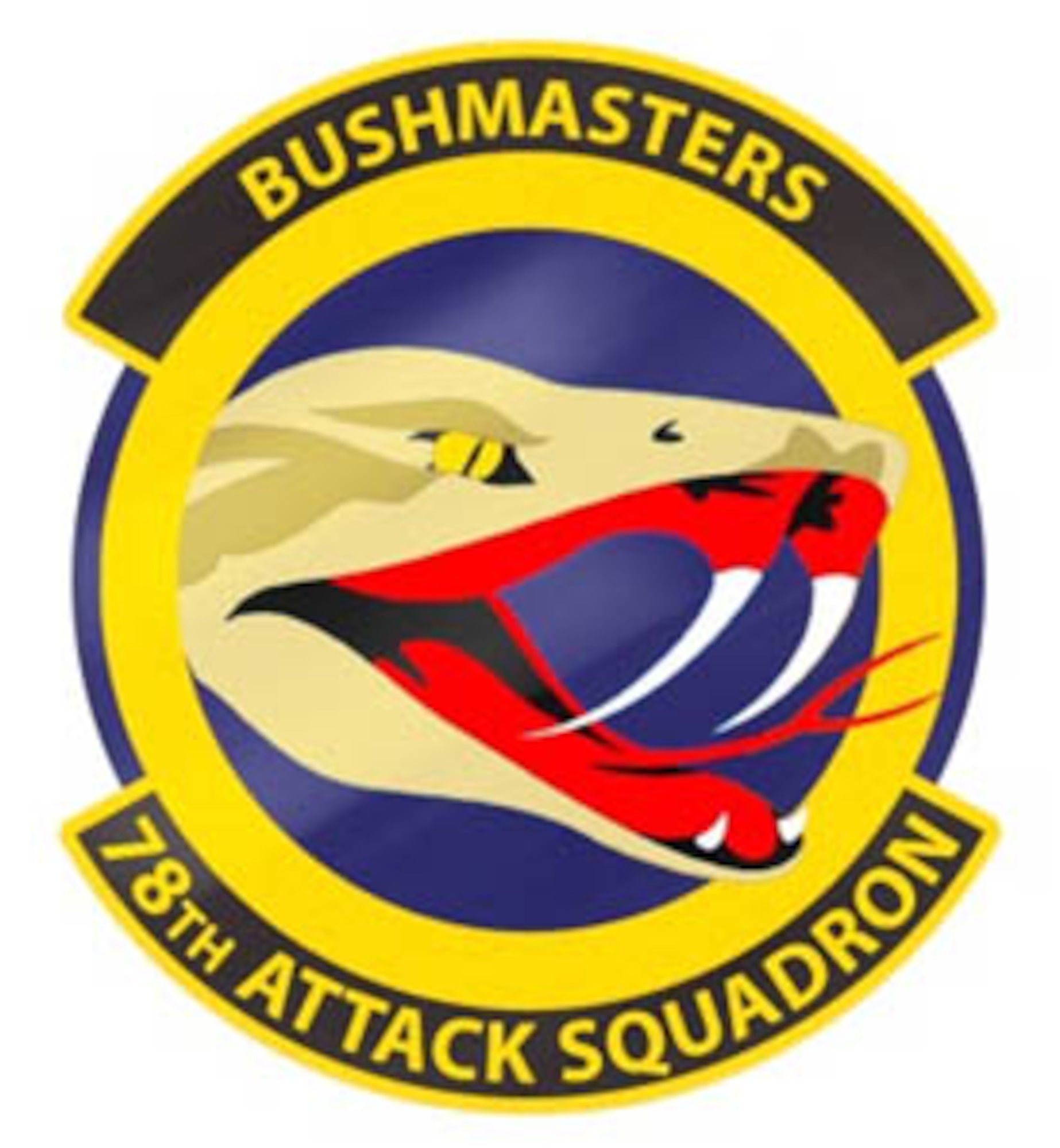 78th Attack Squadron patch