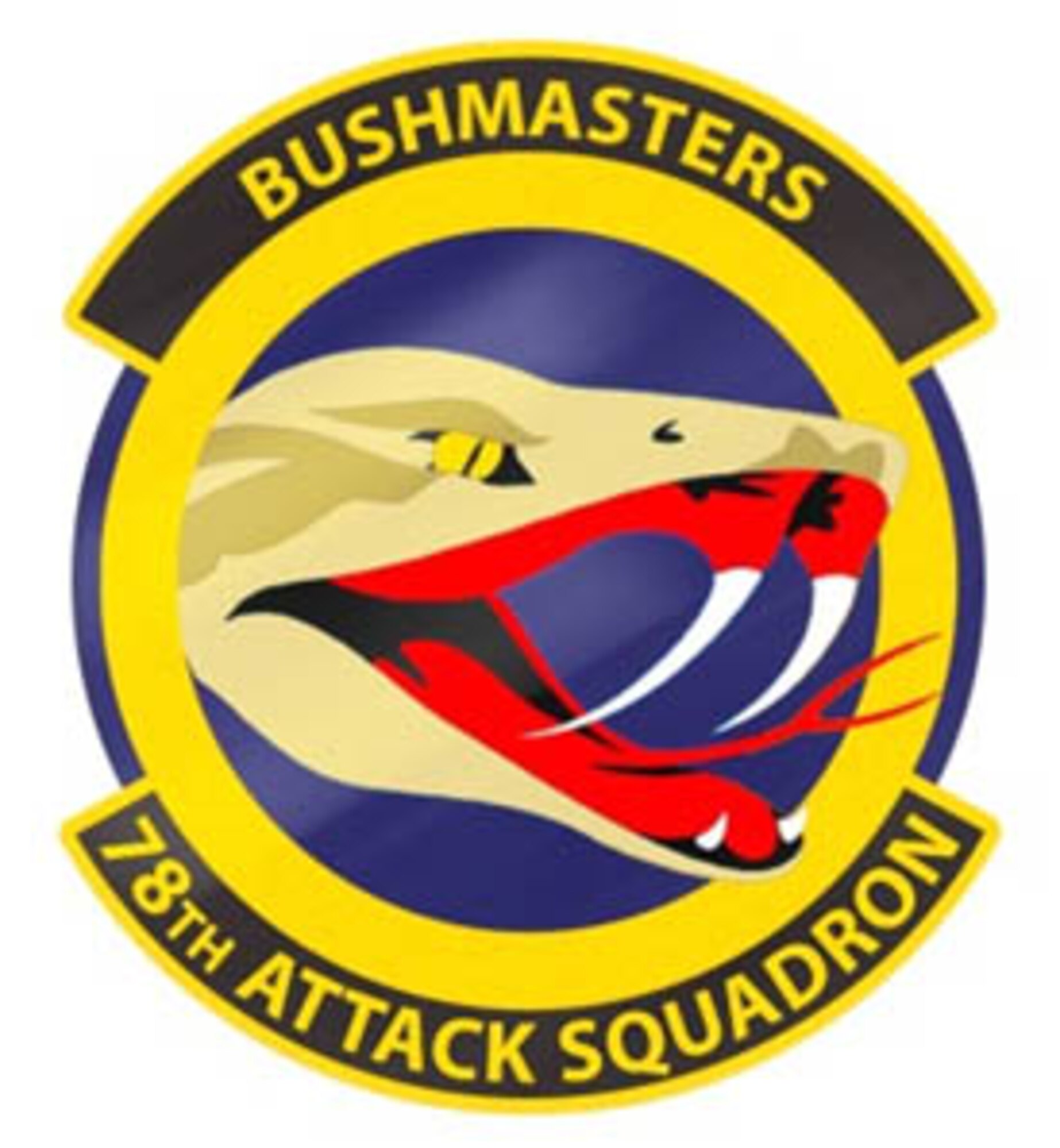 78th Attack Squadron patch