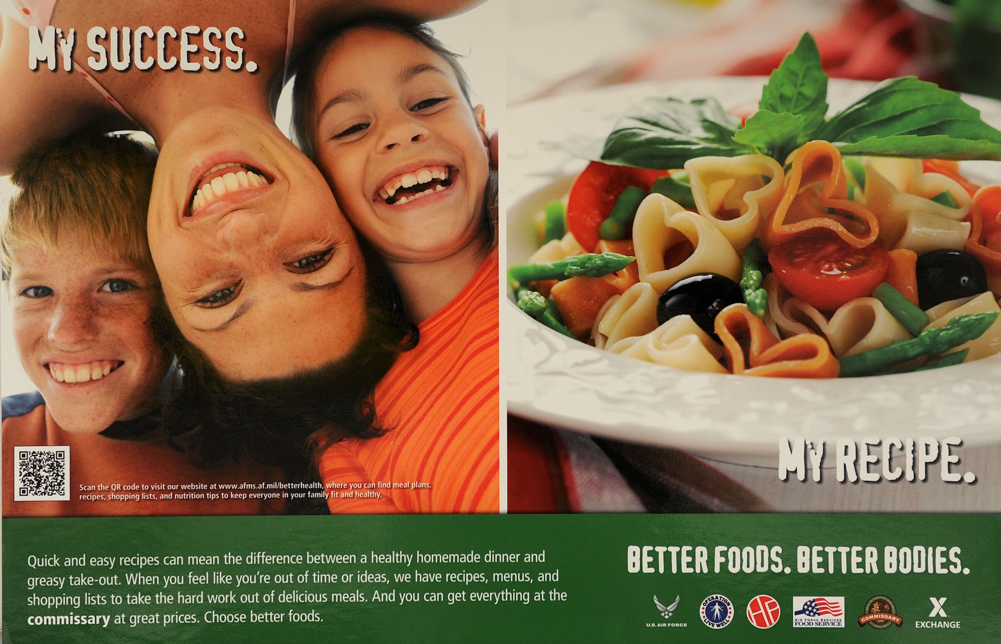 Langley Air Force Base, Va was recently seleced as a pilot base for the “Better Foods, Better Bodies” campaign. This campaign is designed to help Airmen and their families make healthy dietary decisions. (U.S. Air Force photo by Senior Airman Brittany Paerschke-O’Brien/Released)