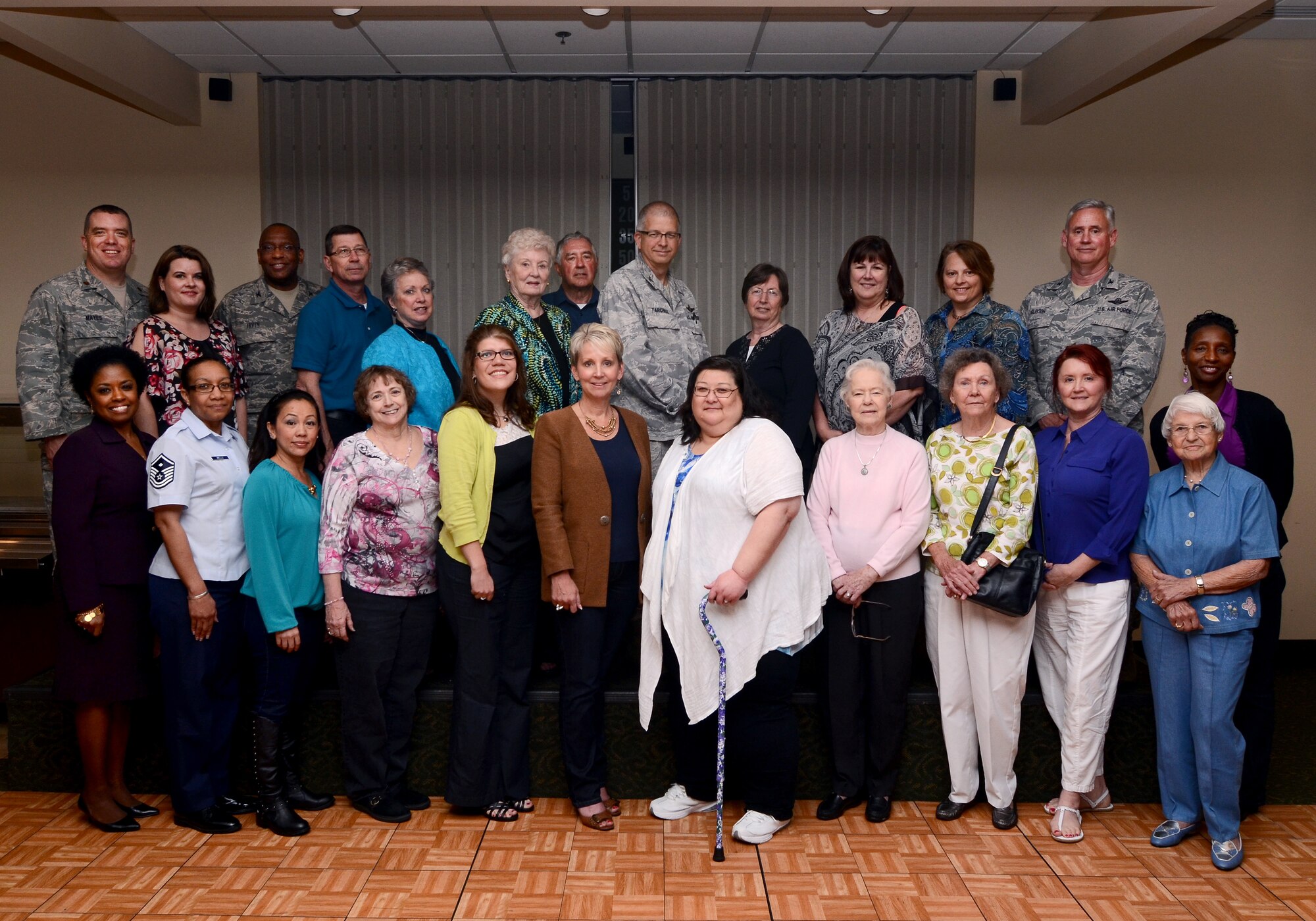 Senior leadership of the 94th Airlift Wing and the Airman and Family Readiness Office hosted their first-ever Volunteer Appreciation Luncheon at the Dobbins Consolidated Club on April 19. The luncheon honored and recognized volunteers on the base who have contributed their time and energy to the 94th AW. (U.S. Air Force photo/Brad Fallin)