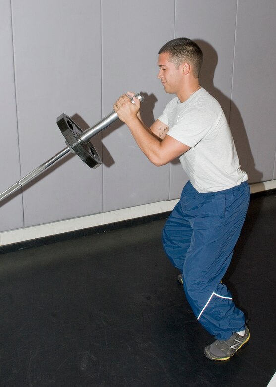 Exercise of the week Barbell jammers > Dyess Air Force Base > Display