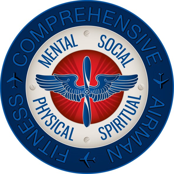 The mission of the Comprehensive Airman Fitness Program is to build and sustain a thriving and resilient Air Force Community that fosters mental, physical, social and spiritual fitness, which are the areas of a person’s life and capture the totality of how they experience and relate to others and themselves. These areas are also reffered to as the four pillars. (U.S. Air Force graphic)

