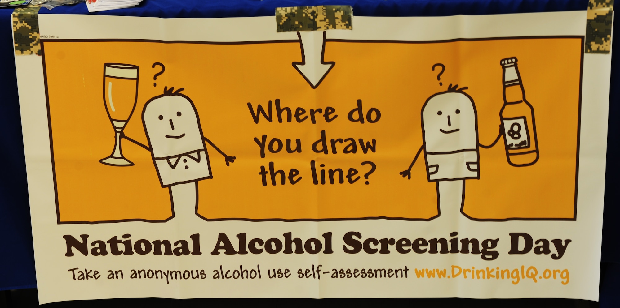 The Alcohol and Drug Abuse Prevention and Treatment Program (ADAPT) hosted several events focused around National Alcohol Screening Day and Alcohol Awareness Month April 19, 2013, at Moody Air Force Base, Ga. Participates at the Base Exchange had the chance to wear “drunk goggles” and see the affects of alcohol impairment. Educational materials, anonymous alcohol screenings and giveaways were also available. (U.S. Air Force photo by Staff Sgt. Melissa K. Mekpongsatorn/Released)