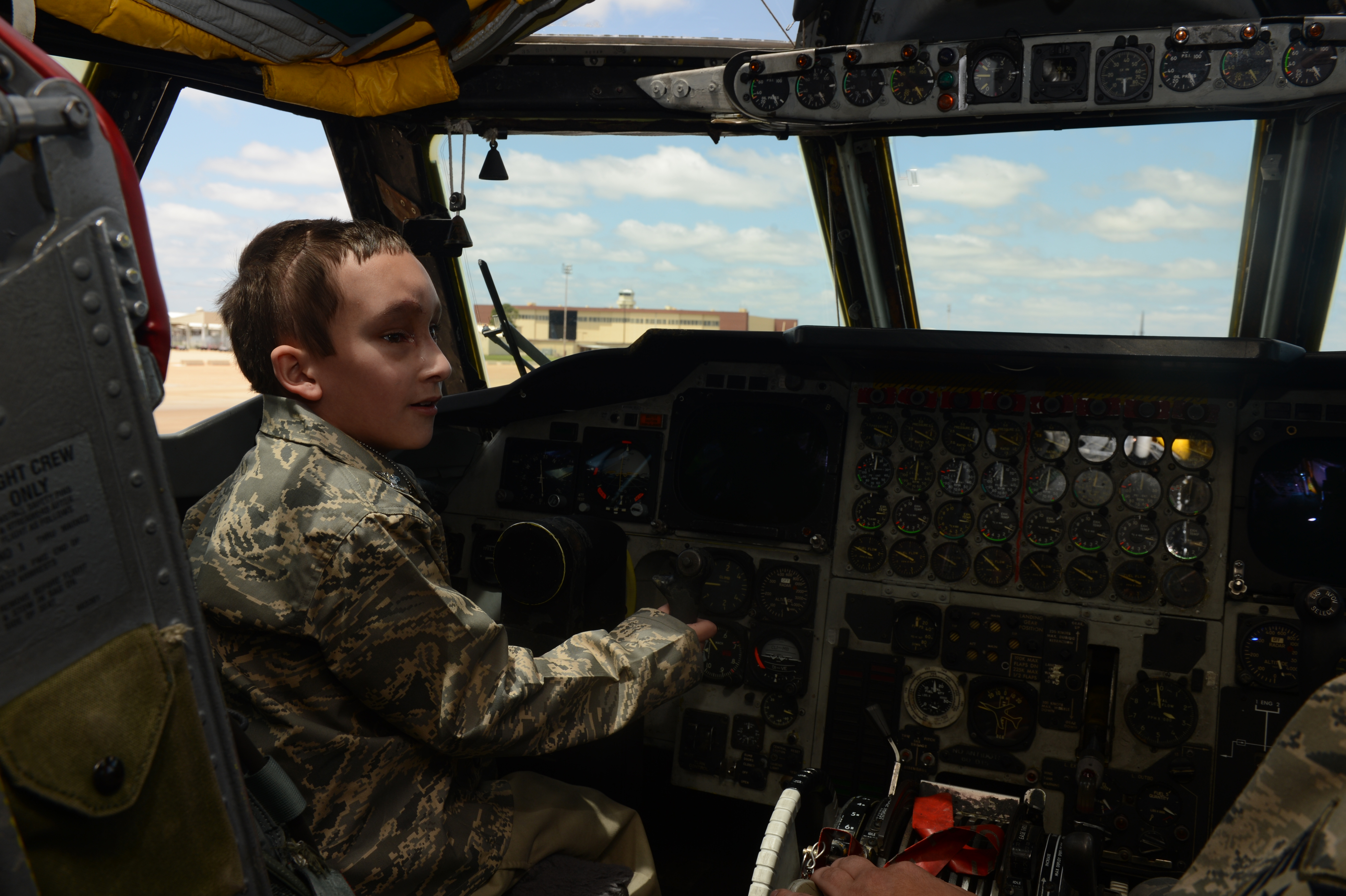 Child becomes B-52 honorary crew chief > Barksdale Air Force Base