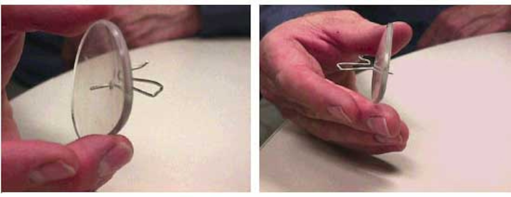 Figure 1 – Safety eyewear lens (Photo provided)