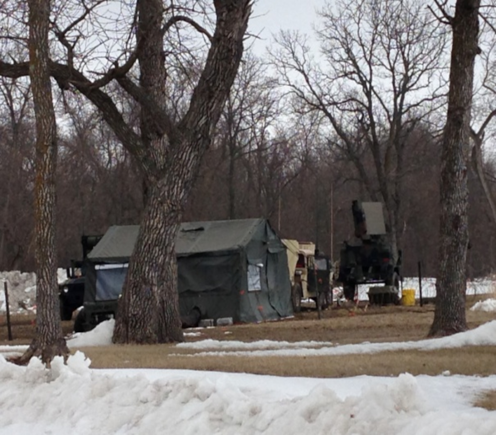 Sentinal Rada tactically deployed. US Army photo by LTC David Jenkins
