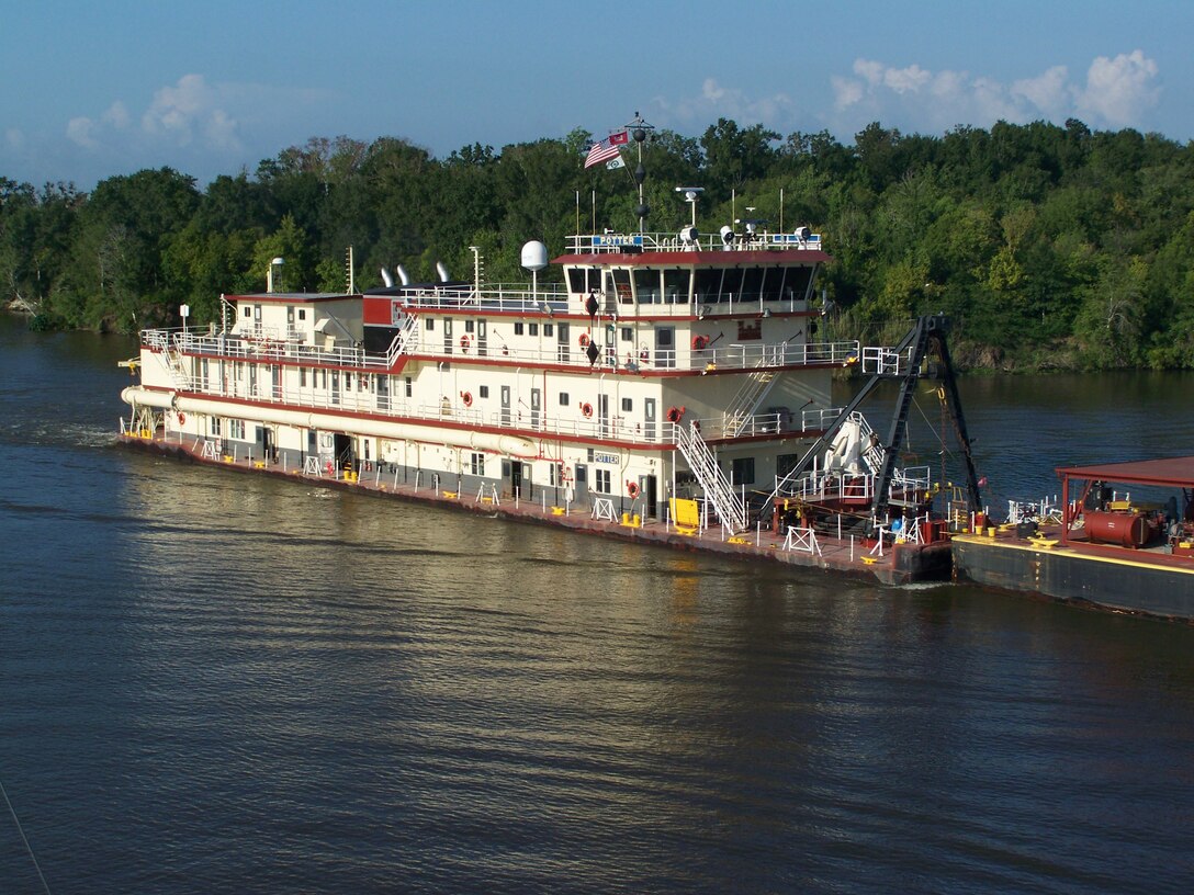 The Dredge Potter, owned by the U.S. Army Corps of Engineers, was repowered by the Marine Design Center in 2001.
