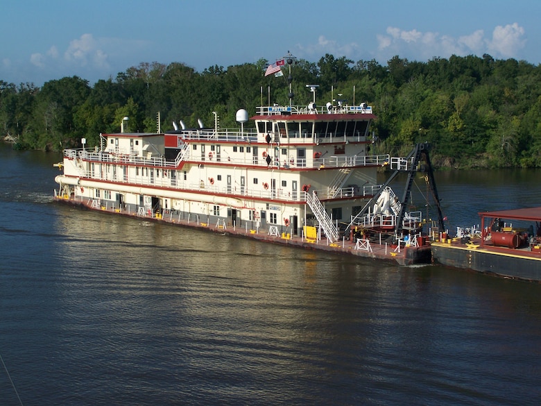 The Dredge Potter, owned by the U.S. Army Corps of Engineers, was repowered by the Marine Design Center in 2001.