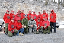 Gen. Gene Renuart, NORAD and U.S. Northern Command commander, and Canadian Brig. Gen. David Millar, Joint Task Force North commander, pose with members of the Canadian Ranger Patrol Inuvik at the Mackenzie River Delta near Inuvik, Northwest Territories during the general's May 11 visit to Forward Operating Locations Yellowknife and Inuvik. Canadian Rangers are part-time reservists providing a military presence in remote, isolated and coastal communities. Formally established in 1947, Canadian Rangers are responsible for protecting Canada's sovereignty by reporting unusual activities or sightings, collecting local data of significance to the Canadian Forces, and conducting surveillance or sovereignty patrols as required. There are currently 4,200 Canadian Rangers in 165 communities across Canada. 