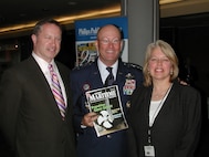 General Gene Renuart, Commander of NORAD and USNORTHCOM was a key conference speaker at the Seattle Maritime and Port Security Summit, in Seattle, Wash. May 28 - 29. Renuart shared how his two commands defend the nation, with a focus on interagency teamwork and maritime security initiatives.  He emphasized the importance of integrating efforts to develop a common picture of the maritime domain. Renuart is seen here with Peter Philips, Publisher of Pacific Maritime Magazine, and Pacific Northwest National Laboratory-Northwest Regional Technology Center for Homeland Security’s Ann Lesperance.

Photo courtesy of Pacific Northwest National Laboratory-Northwest Regional Technology Center for Homeland Security
