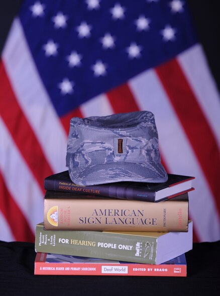U.S. Air Force 2nd Lt. Mika Hamm, 23d Force Support Squadron readiness officer, holds an associate degree in American Sign Language. Her interest in the deaf community stems from her childhood church community in Kapaa, Hawaii. (U.S. Air Force photo by Master Sgt. Sonny Cohrs/Released)