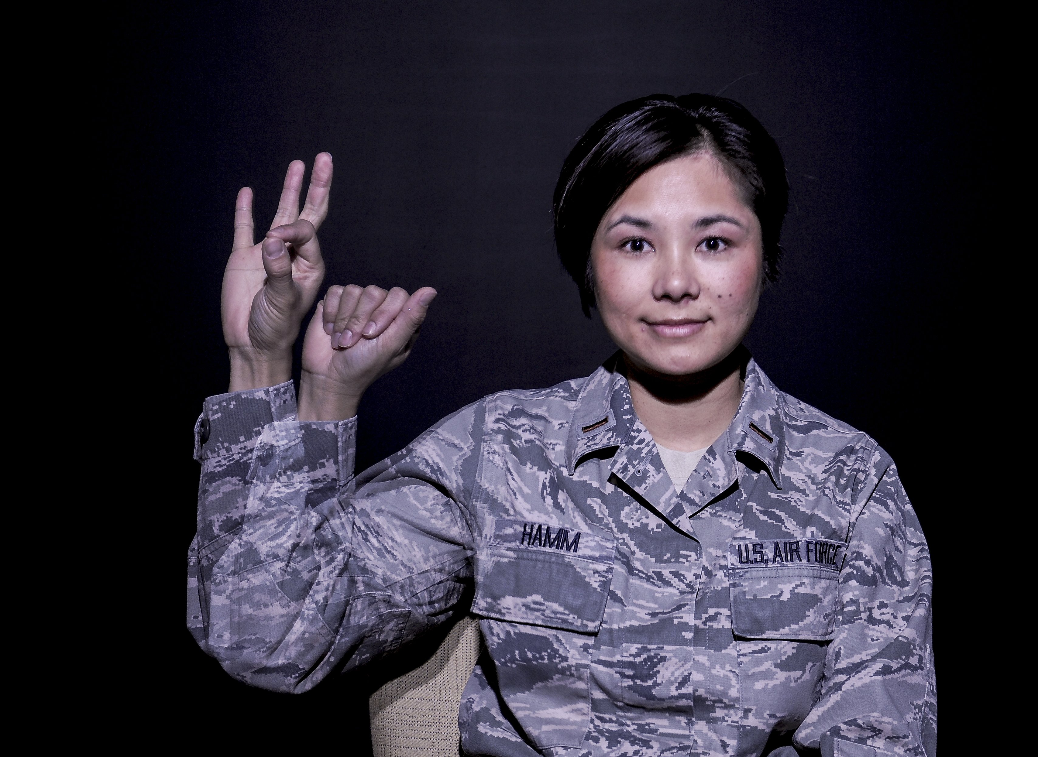 Through Airmen S Eyes More Than Words Airman Shares Passion For Sign Language U S Air Force Article Display